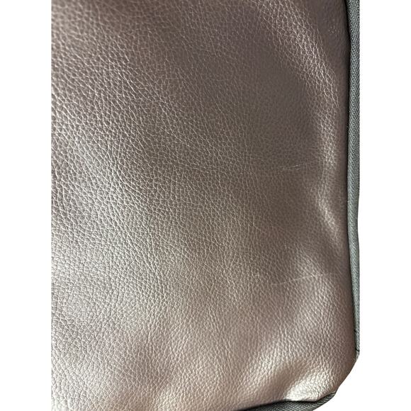 Christian Art Gifts Brown Faux Leather Bible Cover Case Double Zip 2006 Large - Picture 10 of 11